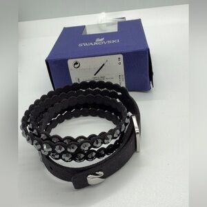 Swarovski Jet Black Crystal Bracelet